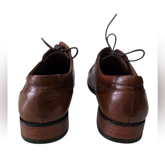 Guess Sulai Faux Leather Loafers Shoes Men's Dark Natural Size 7.5 - Picture 4 of 10